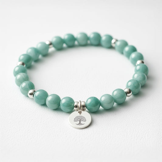 Amazonite Crystal Gemstone Bracelet