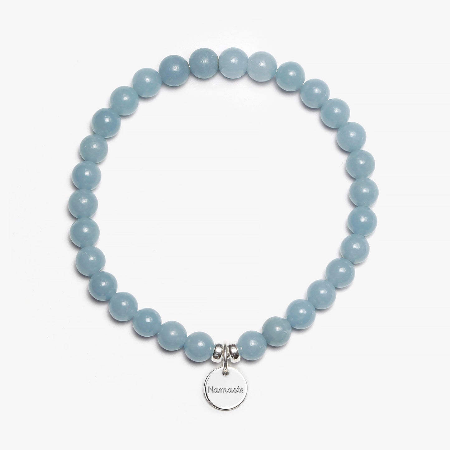 Angelite Crystal Gemstone Bracelet
