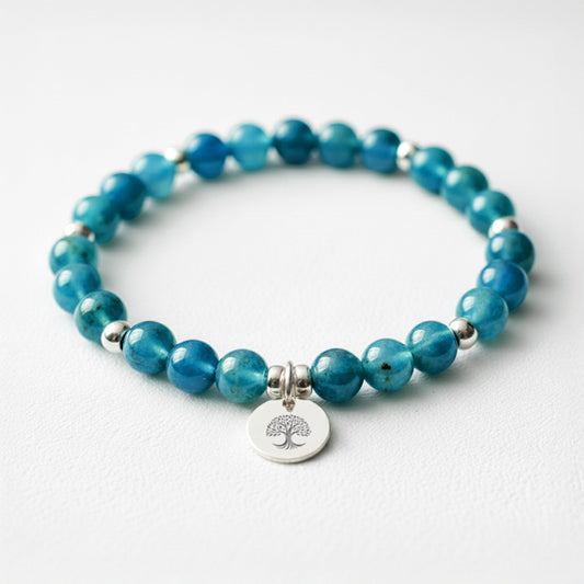 Apatite Crystal Gemstone Bracelet