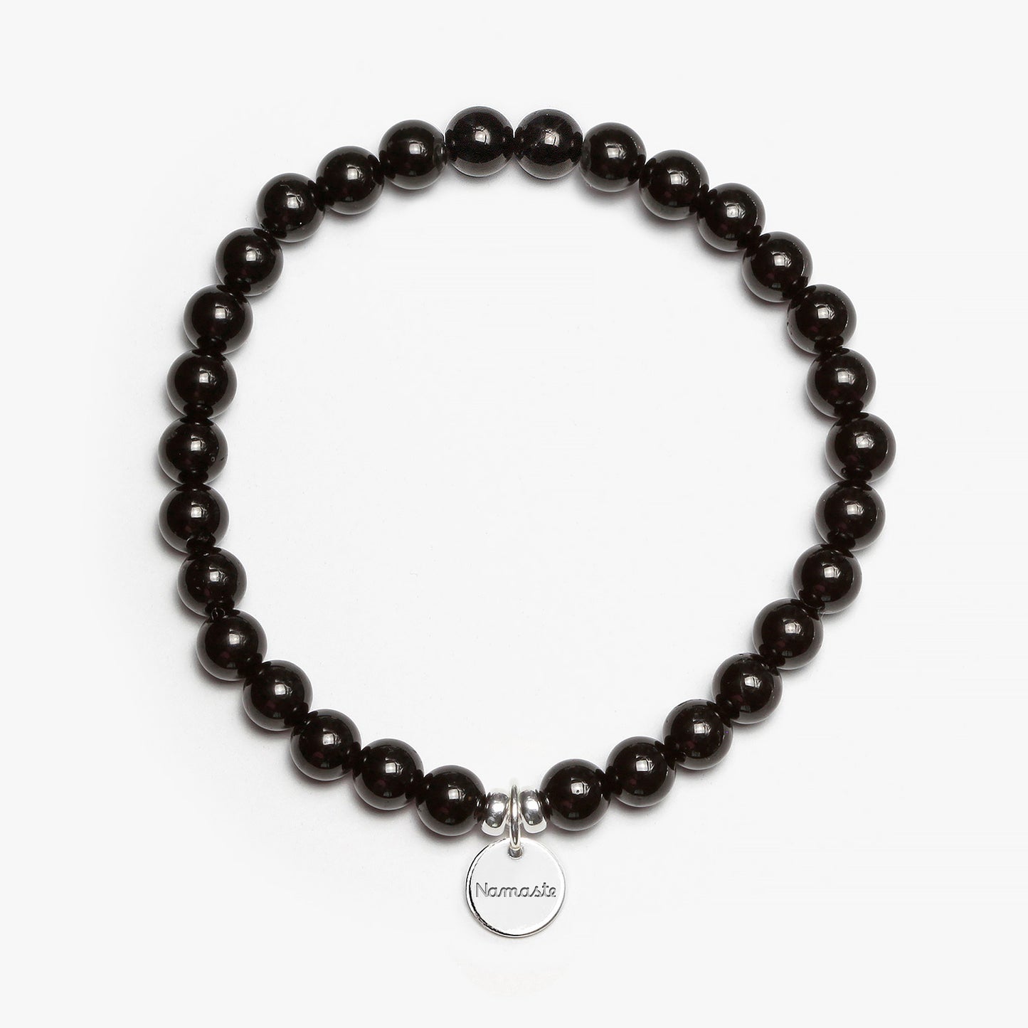 Black Tourmaline Crystal Gemstone Bracelet