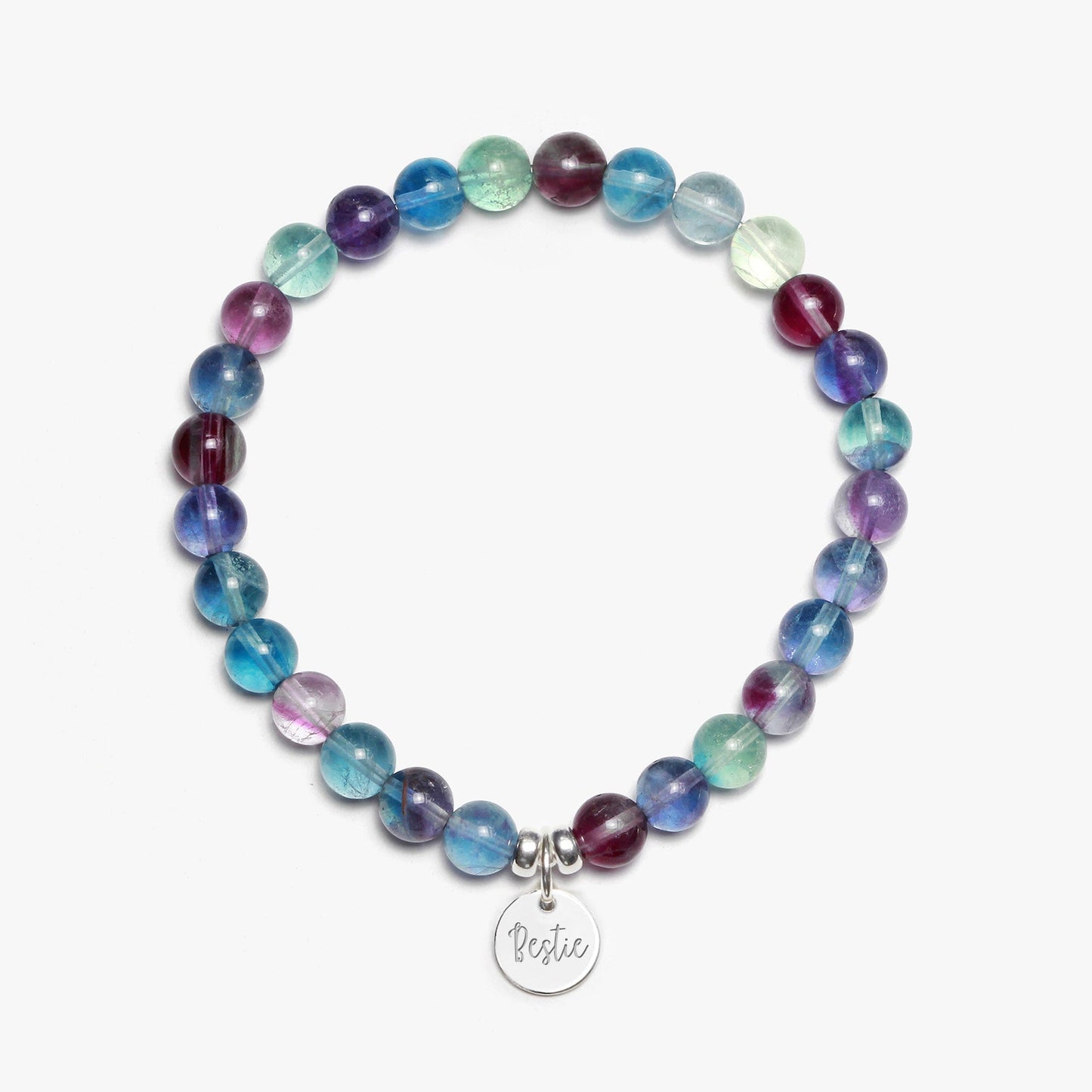 Fluorite Crystal Gemstone Bracelet