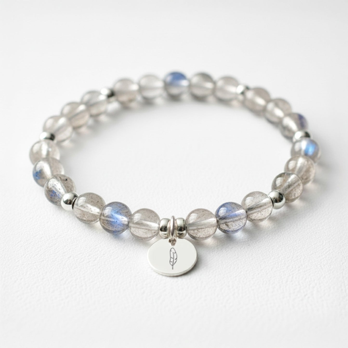 Labradorite Crystal Gemstone Bracelet