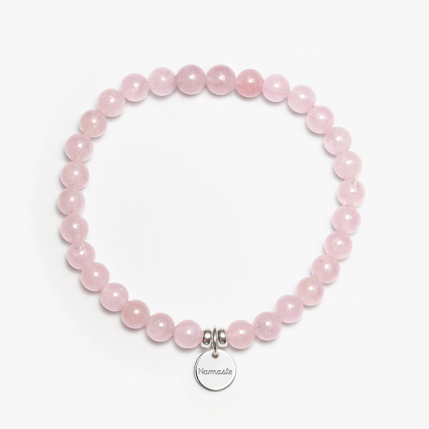 Morganite Crystal Gemstone Bracelet