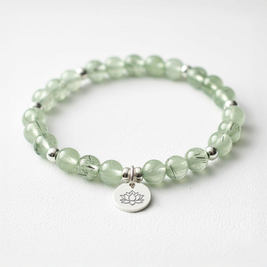 Prehnite Crystal Gemstone Bracelet