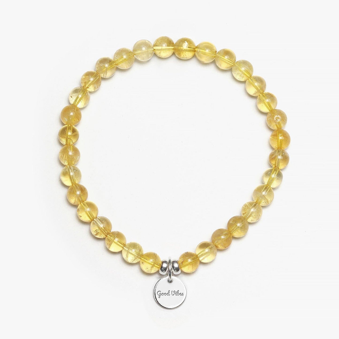 Spirit Jewel Bracelets Good Vibes / S (16cm) Citrine Crystal Gemstone Bracelet