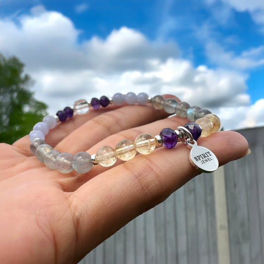 Personalised Anxiety Crystal Healing Bracelet