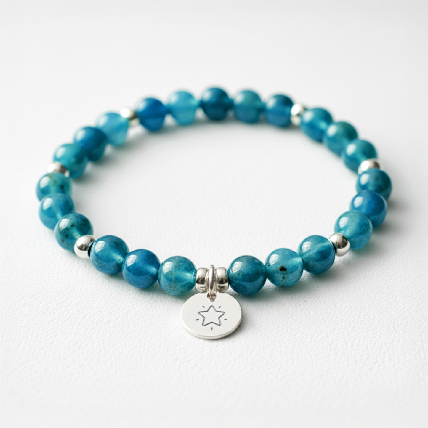 Apatite Crystal Gemstone Bracelet