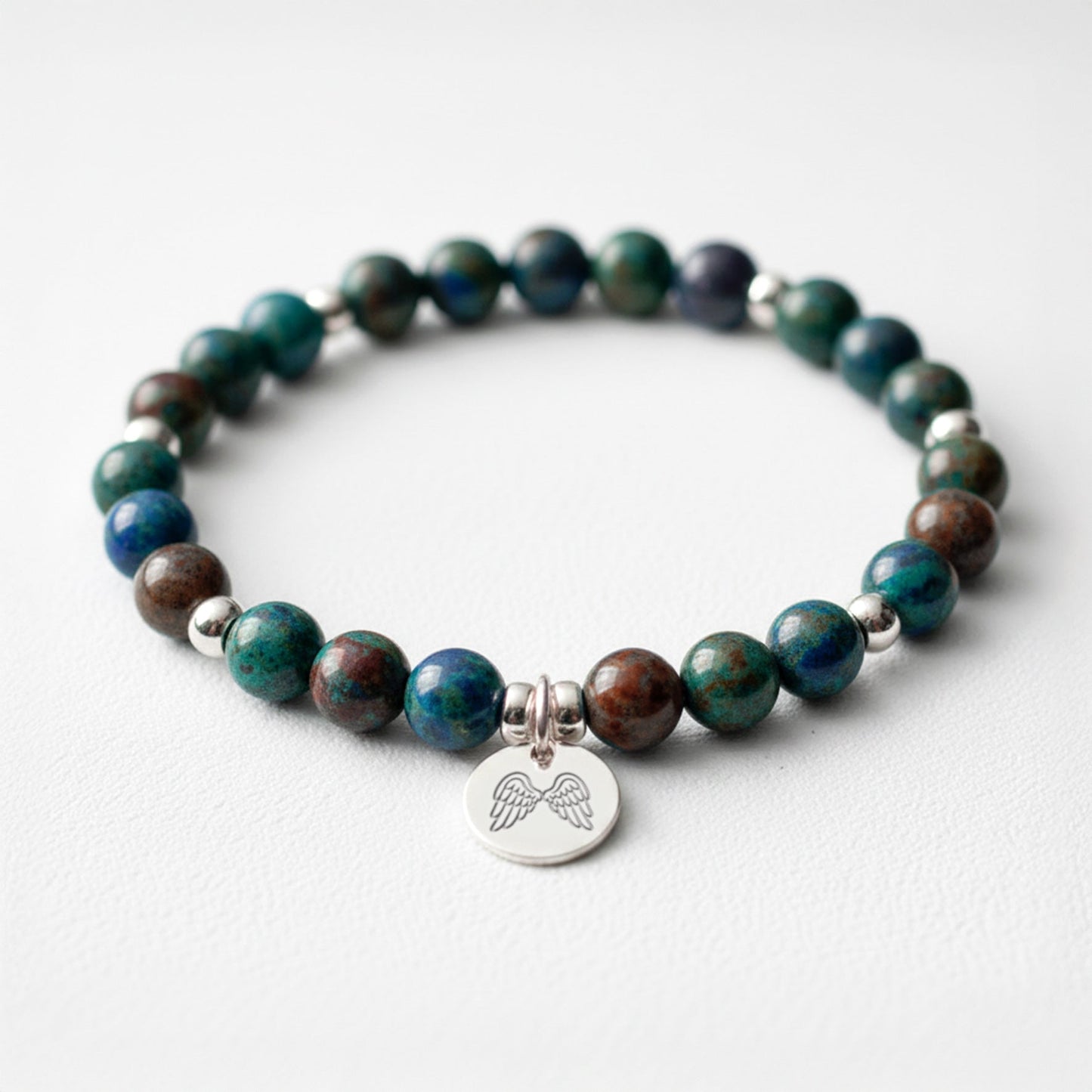 Azurite Crystal Gemstone Bracelet