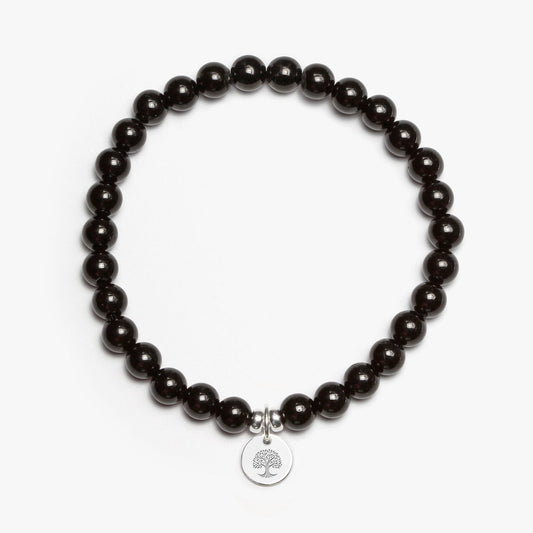 Black Tourmaline Crystal Gemstone Bracelet