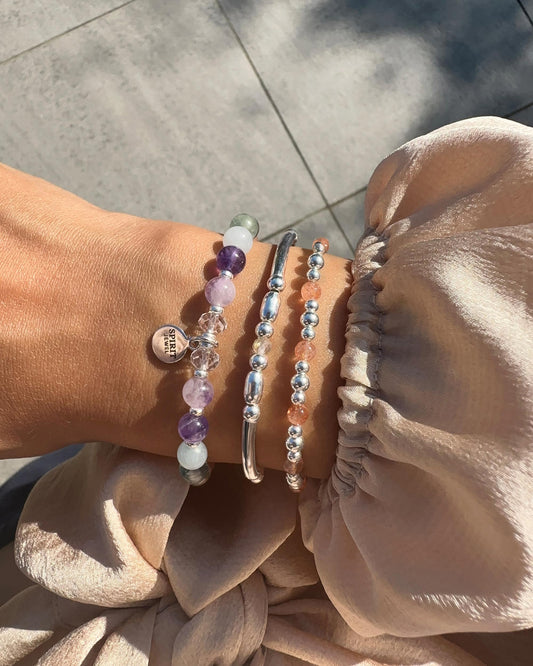 Chakra Crystal Healing Bracelet in Pastel Tones