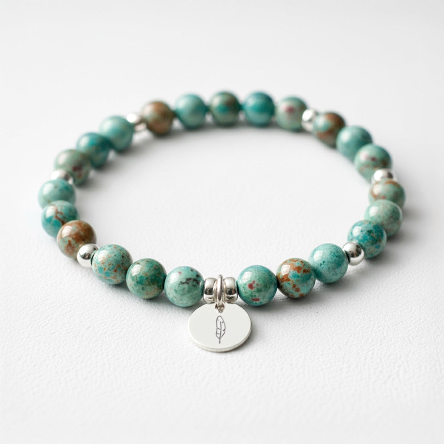 Chrysocolla Crystal Gemstone Bracelet