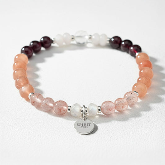 Personalised Fertility Crystal Healing Bracelet