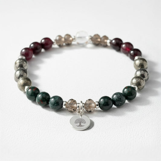 Personalised Good Health Crystal Healing Bracelet