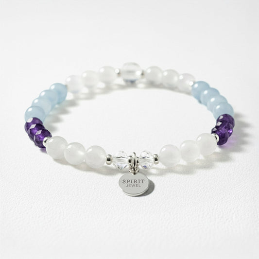Personalised Guardian Angel Crystal Bracelet
