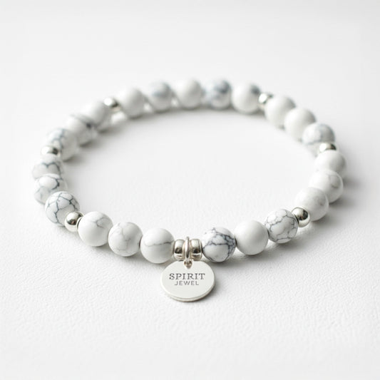 Howlite Crystal Gemstone Bracelet