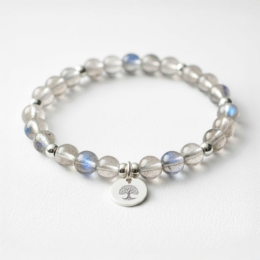 Labradorite Crystal Gemstone Bracelet