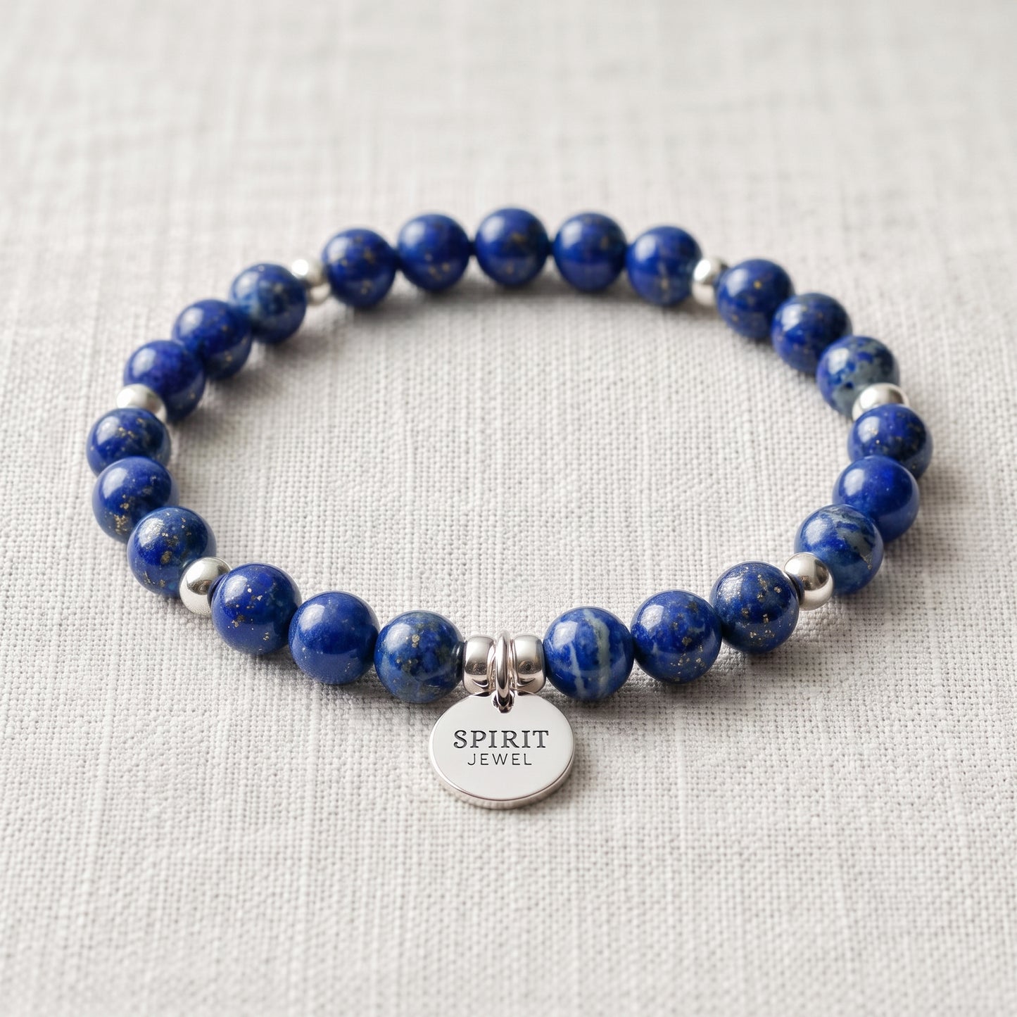 Lapis Lazuli Personalised Crystal Gemstone Bracelet