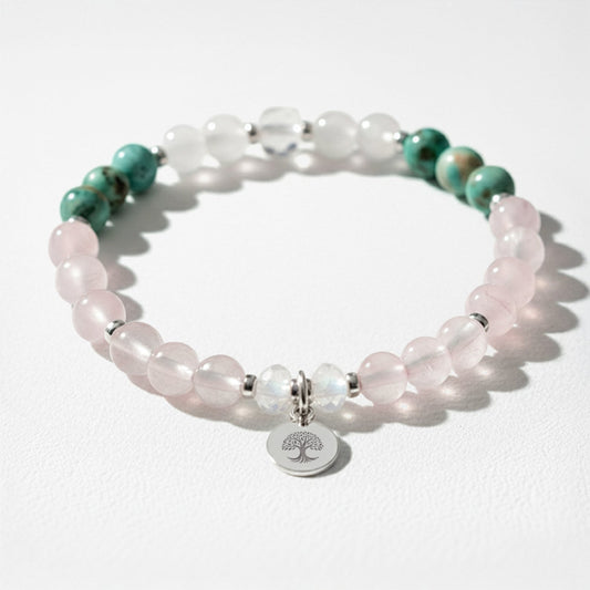 Personalised Love Crystal Healing Bracelet