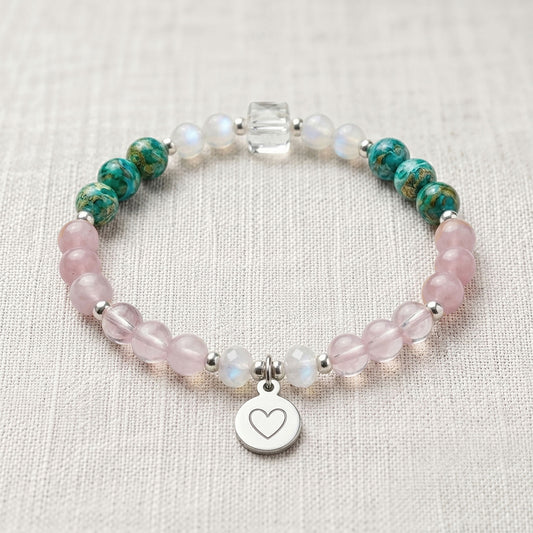 Love & Heartbreak Crystal Healing Bracelet
