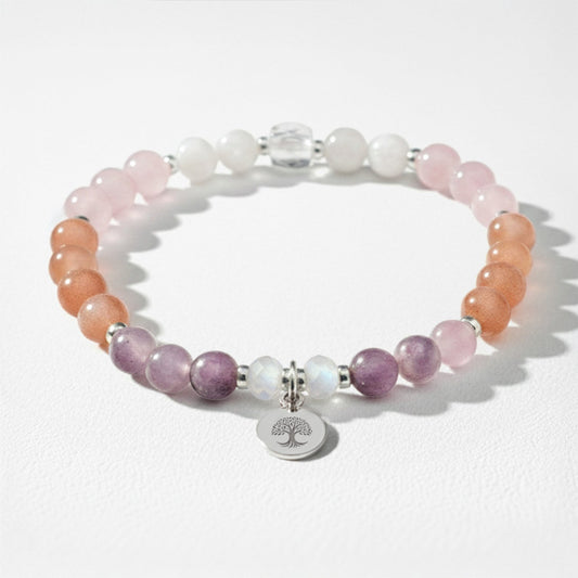 Personalised Menopause Crystal Healing Bracelet