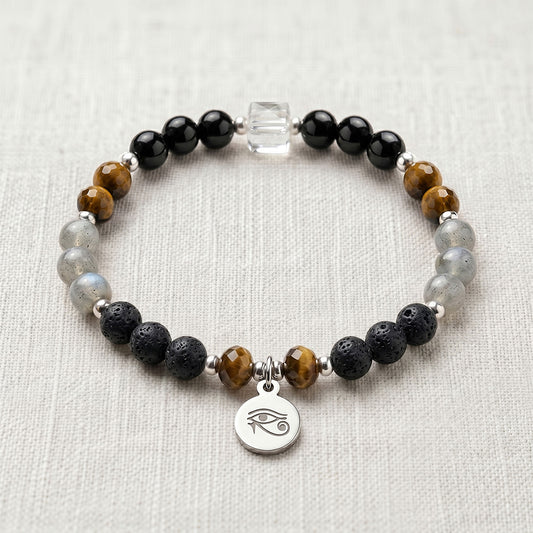 Negative Energy Protection Crystal Healing Bracelet