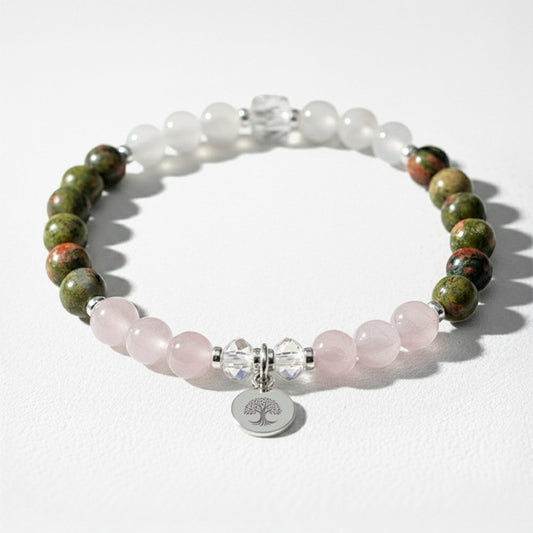 Personalised Pregnancy Crystal Healing Bracelet