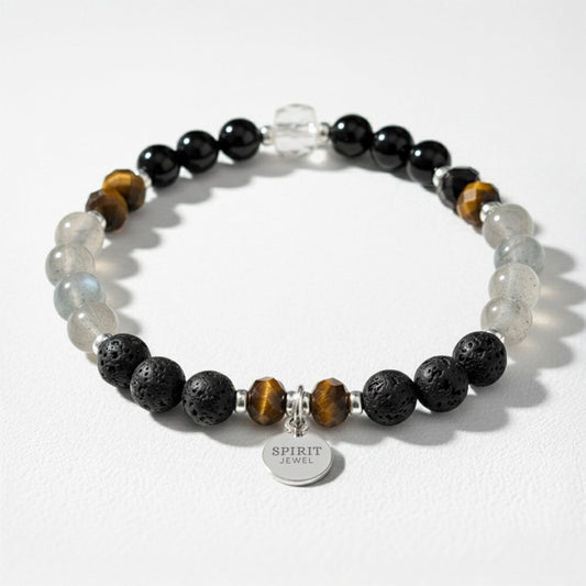Personalised Negative Energy Protection Crystal Healing Bracelet