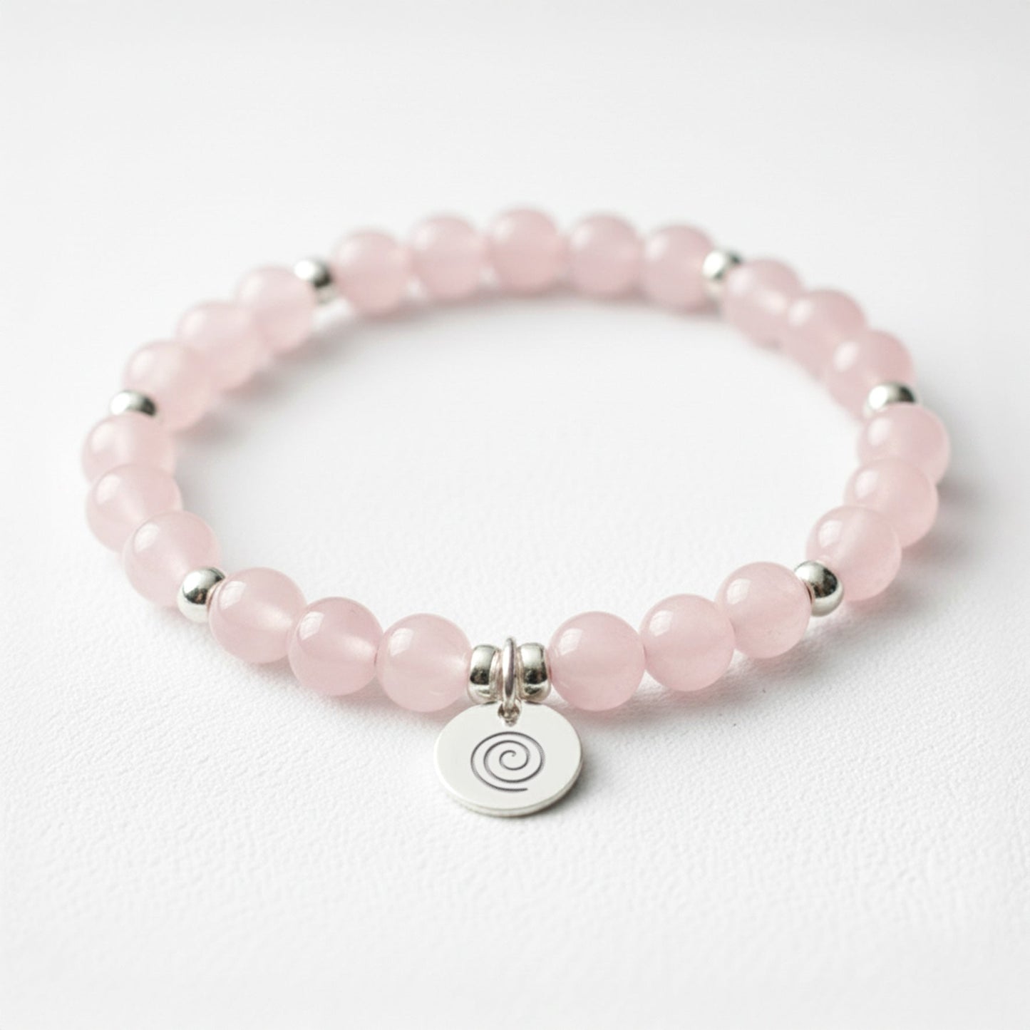 Rose Quartz Crystal Gemstone Bracelet