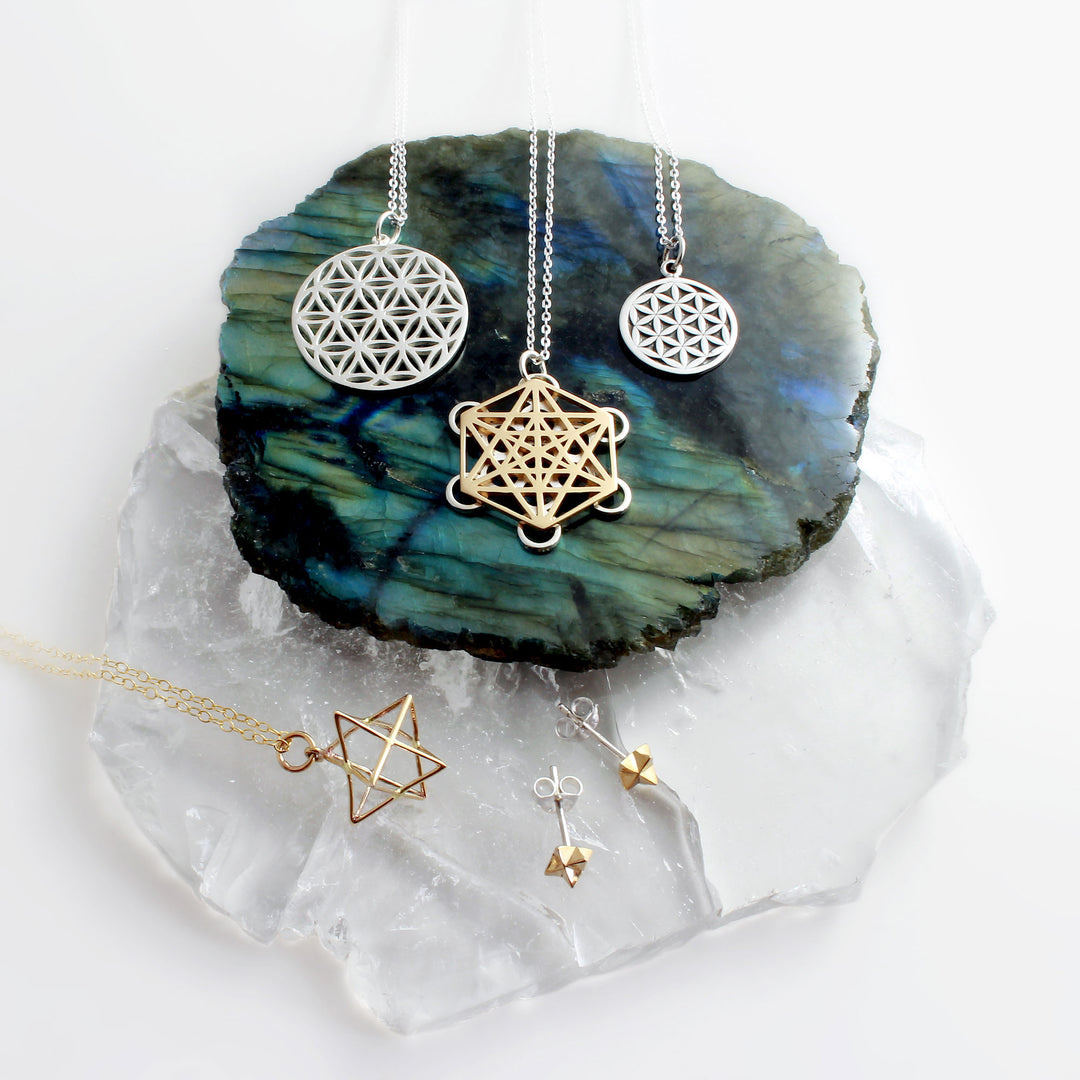 Sacred geometry pendant sizes