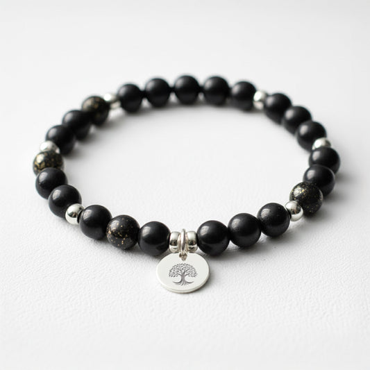 Shungite Crystal Gemstone Bracelet