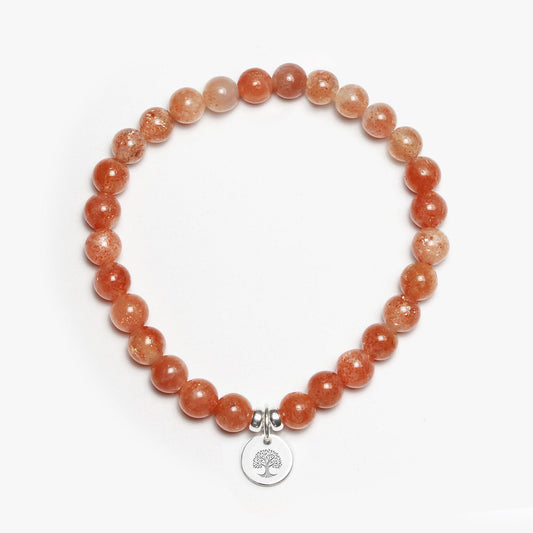 Sunstone Crystal Gemstone Bracelet