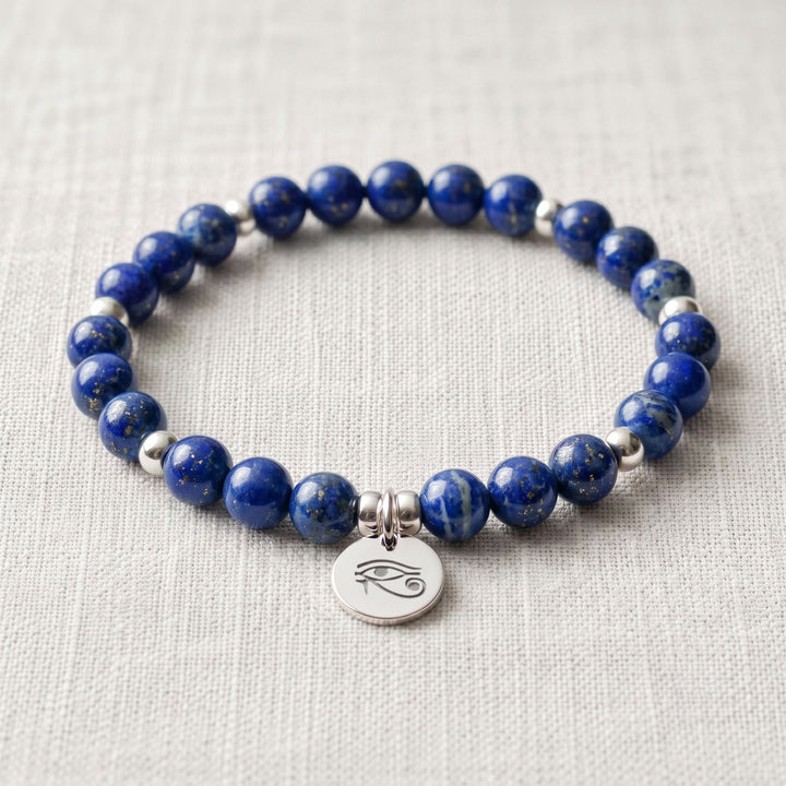 Lapis Lazuli Personalised Crystal Gemstone Bracelet