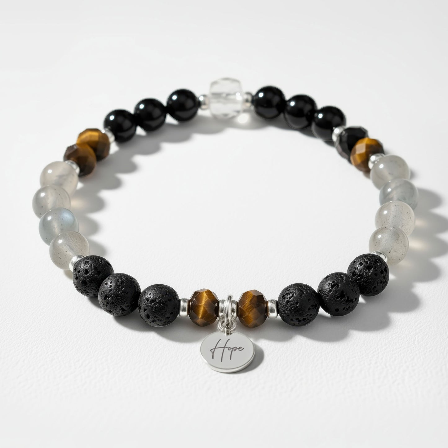 Negative Energy Protection Crystal Healing Bracelet