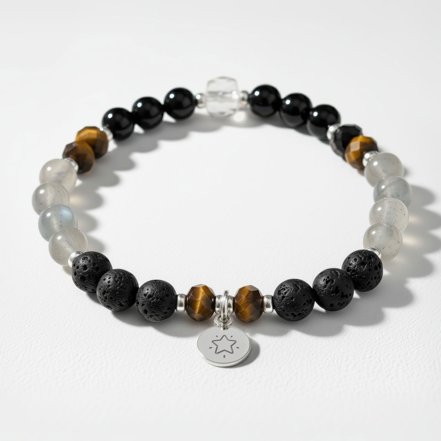 Negative Energy Protection Crystal Healing Bracelet