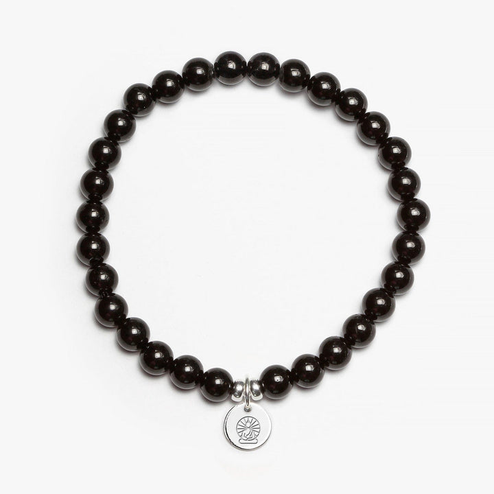 Spirit Jewel Bracelets Buddha / S (16cm) Black Tourmaline Crystal Gemstone Bracelet