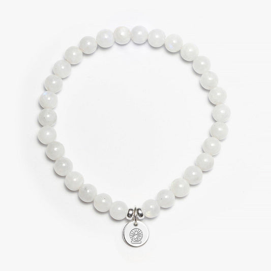 Spirit Jewel Bracelets Buddha / S (16cm) Moonstone Crystal Gemstone Bracelet