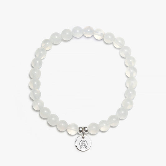 Spirit Jewel Bracelets Buddha / S (16cm) Selenite Crystal Gemstone Bracelet