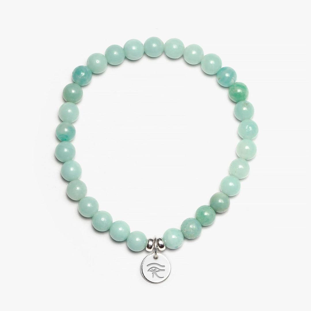 Spirit Jewel Bracelets Eye of Horus / S (16cm) Amazonite Crystal Gemstone Bracelet