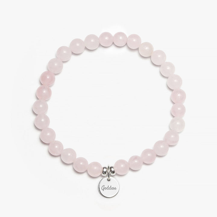 Spirit Jewel Bracelets Goddess / S (16cm) Rose Quartz Crystal Gemstone Bracelet