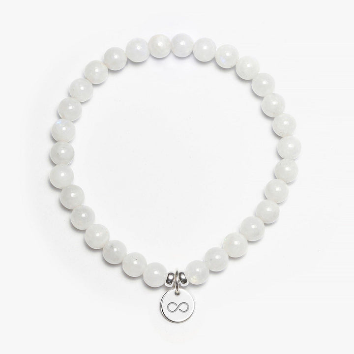 Spirit Jewel Bracelets Infinity Symbol / Small (16cm) Moonstone Crystal Gemstone Bracelet