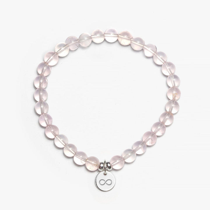 Spirit Jewel Bracelets Infinity Symbol / Small (16cm) Rose Quartz AAA Crystal Gemstone Bracelet