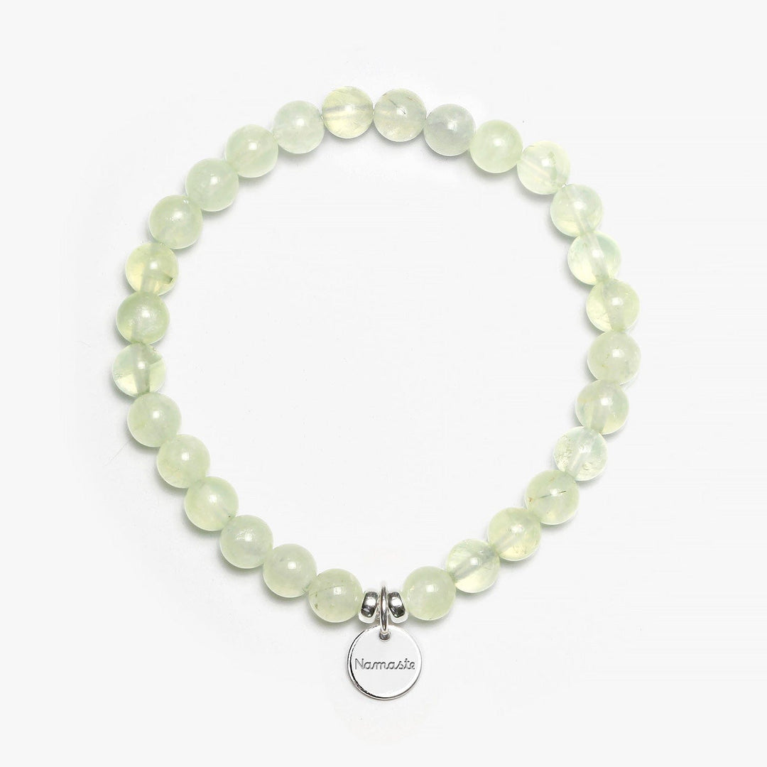 Spirit Jewel Bracelets Namaste / L (20cm) Prehnite Crystal Gemstone Bracelet