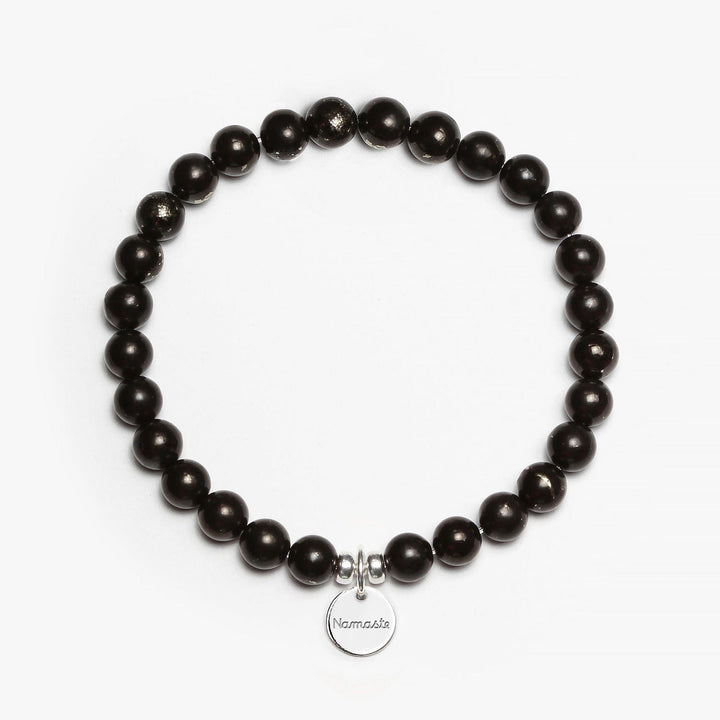 Spirit Jewel Bracelets Namaste / L (20cm) Shungite Crystal Gemstone Bracelet