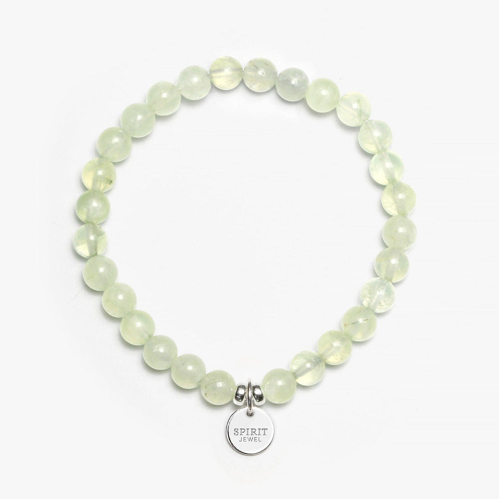 Spirit Jewel Bracelets No personalisation / Small (16cm) Prehnite Crystal Gemstone Bracelet