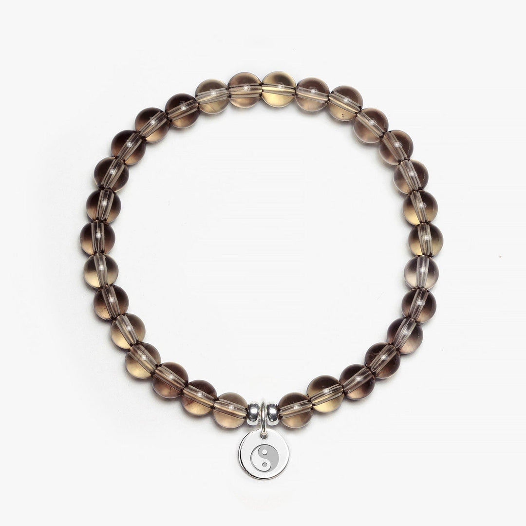 Spirit Jewel Bracelets Yin Yang / S (16cm) Smoky quartz Crystal Gemstone Bracelet