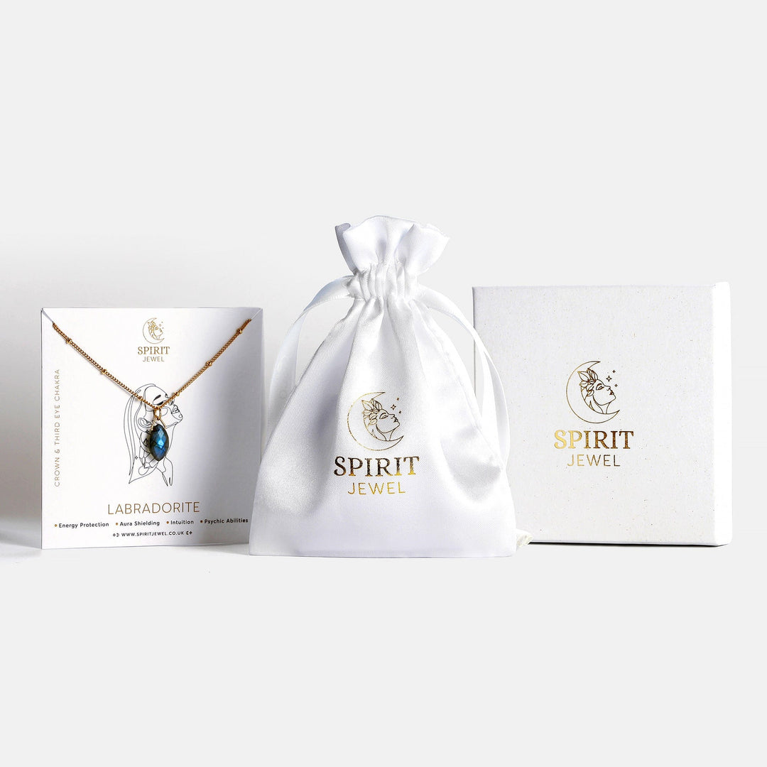 Spirit Jewel Necklace Clear Quartz Crystal Necklace
