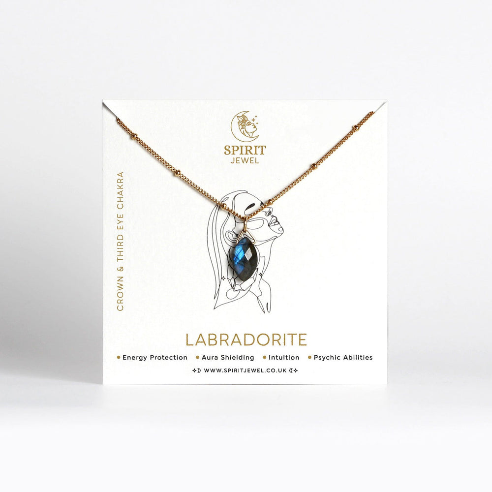 Spirit Jewel Necklace Labradorite Crystal Necklace