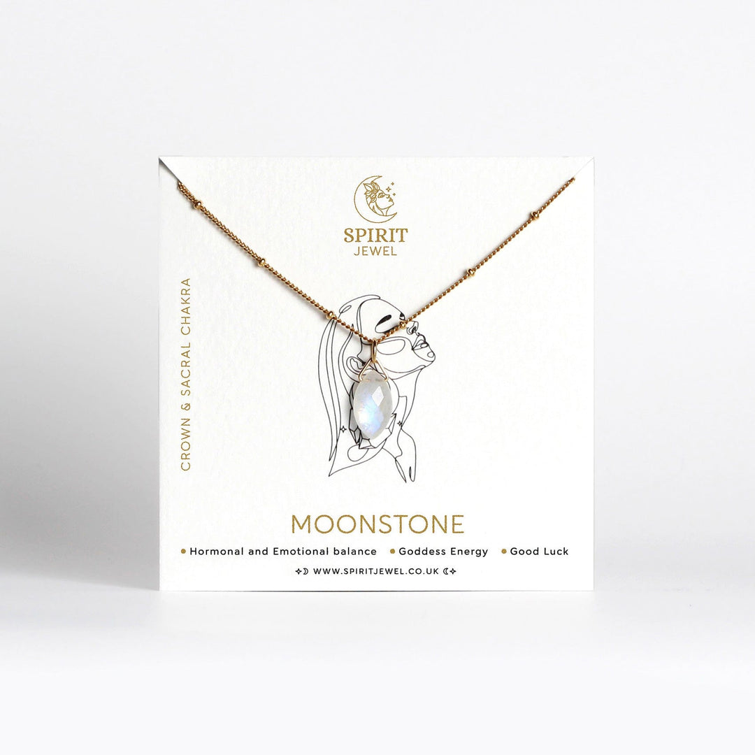 Spirit Jewel Necklace Moonstone Crystal Necklace