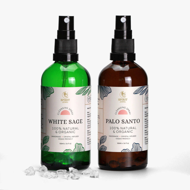 Spirit Jewel Palo Santo & Sage Cleansing Sprays Palo Santo & Sage Cleansing Spray Duo