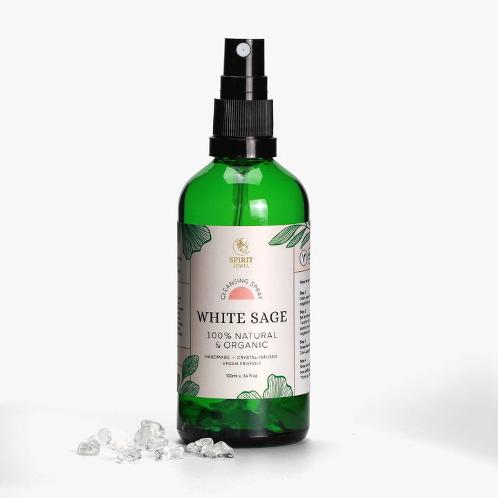 Spirit Jewel Sage Cleansing Spray 100ml White Sage Cleansing Spray